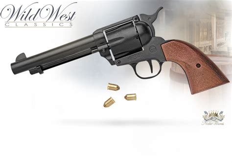 Old West M1873 Blued Finish 9mm Blank Firing Replica Revolver 38 161