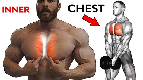 Chest Workout 8 Exercises That Make The Inner Chest Line Chiseled Youtube