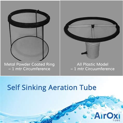 Self Sinking Aeration Tubes For Efficient Pond Aeration