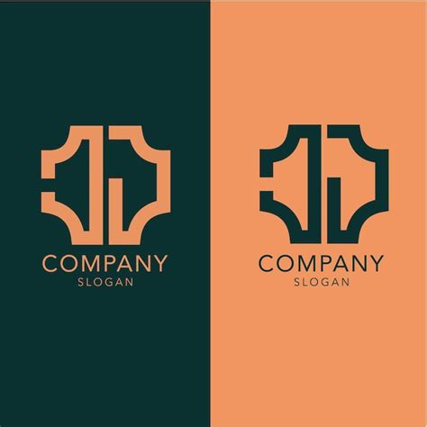 Premium Vector Modern Monogram Initial Letter Cj Logo Template