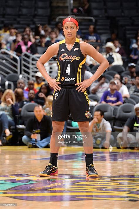 Skylar Diggins Of The Tulsa Shock Stands On The Court Against The Los