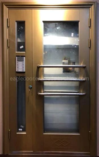 High Performance Stainless Steel Main Entrance Doors Hospital Slide