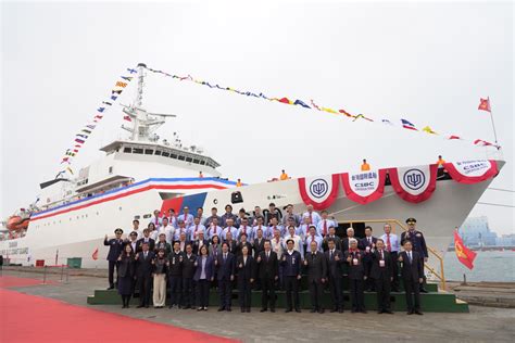 蔡英文主持「雲林艦」交付及「台北艦」命名 台船展現國艦國造實力 今傳媒 Jnews