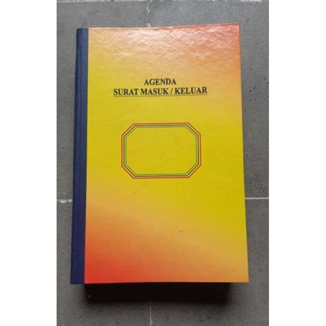 Jual Agenda Surat Masuk Keluar Lembar Shopee Indonesia