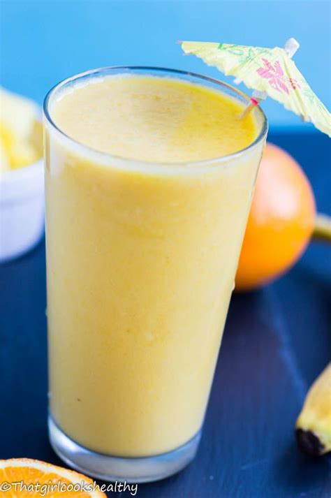 Orange Pineapple Banana Smoothie Recipe Pineapple Banana Smoothie