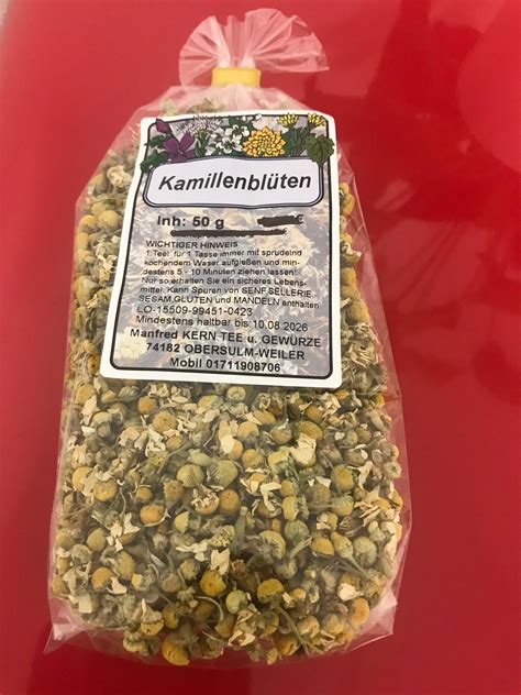 Kamillenblüten Kern s Gewürze Tee