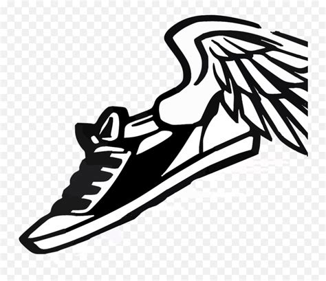 Running Shoe With Wings