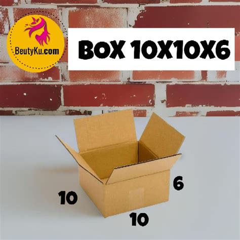 Jual Kardus Packing Baru 10X10X6 Cm Box Packaging Box Olshop