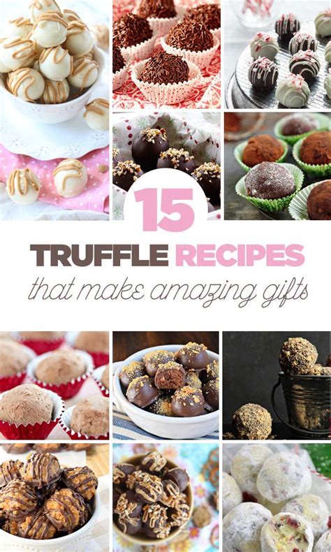 15 Truffle Recipes that Make Amazing Gifts | Homemade truffles, Truffle ...