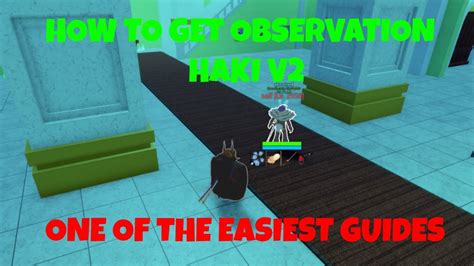 How To Get Observation Haki V2 In Blox Fruits Roblox Blox Fruits