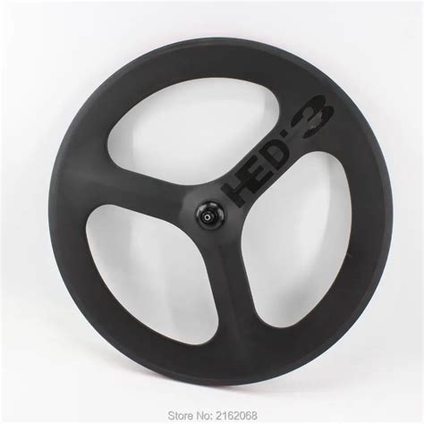 Newest Black Logo 700C 3 Spokes Clincher Rim Road Track Fixed Gear Bike