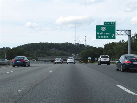 Massachusetts Interstate 95 Northbound Cross Country Roads