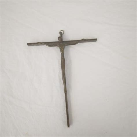 Crucifix En Laiton Et Bronze Stylis Label Emma S