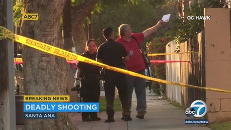 1 Dead In Santa Ana Shooting Homicide Detectives Investigating Abc7 San Francisco