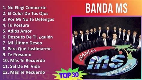 B A N D A M S 2024 MIX 30 Grandes Exitos T11 Top Latin Music YouTube