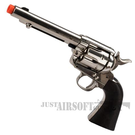 Legends Smoke Wagon 6mm Airsoft Pistol Revolver Nickel Just Airsoft Guns