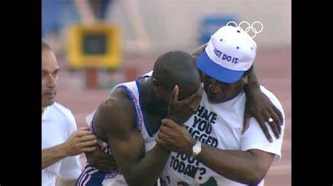 HISTORIA DE SUPERACIÓN Derek Redmond Olimpiadas de Barcelona 1992