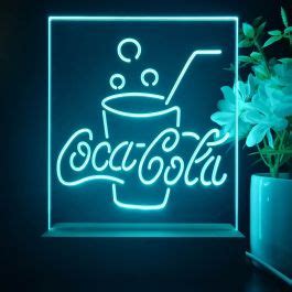 Coca Cola Cup With Bubbles LED Desk Light FanSignsTime