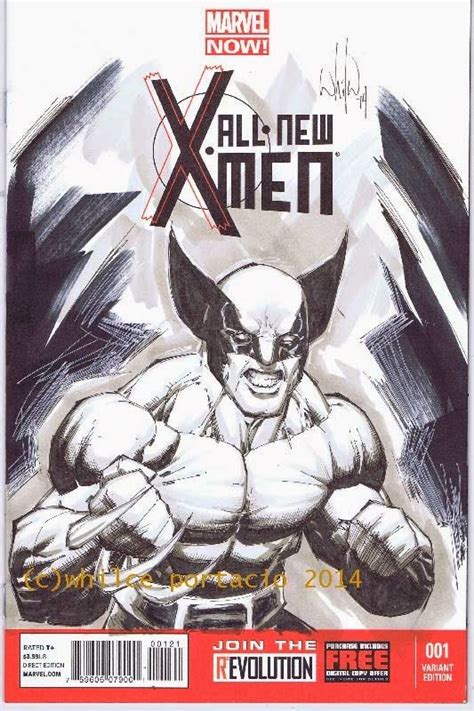 Whilce Portacio Art Store WOLVERINE SKETCH COVER Art Store Art