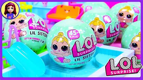 Lol Lil Sister Dolls Wave 2 Surprise Toys Blind Ball Bags Unboxing