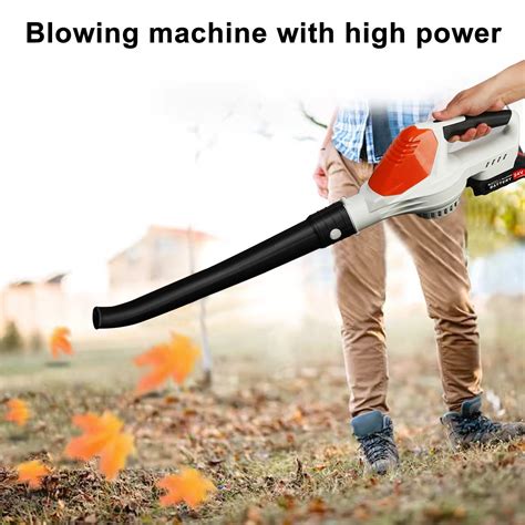 Thehsnt Handheld Cordless Leaf Blower,Electric Leaf Blower with 2 ...