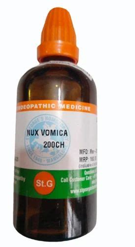 200ch Homeopathic Nux Vomica 30ml Prescription At Rs 99bottle In Dhanbad