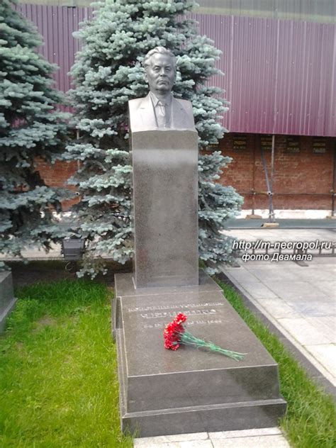 Могилы знаменитостей. Черненко Константин Устинович (1911-1985)