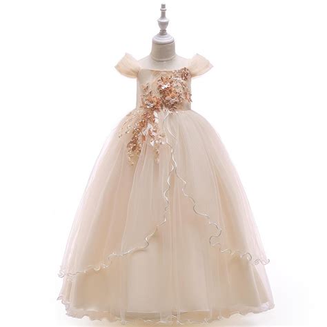 Kaufe Prinzessin Blume M Dchen Kleid Sommer Tutu Hochzeit