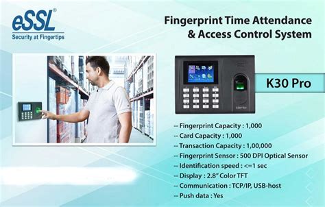 Essl K Pro Biometric Access Control System For Time Attendance