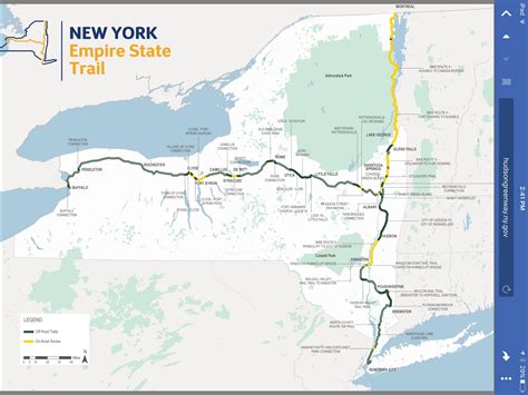 Empire State Bike Trail Map