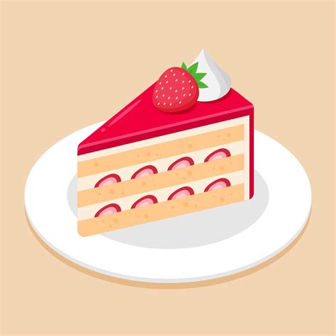 Cartoon Strawberry Cake