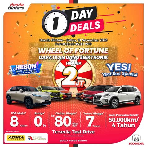 Showroom Event One Day Deals 2023 Honda Bintaro