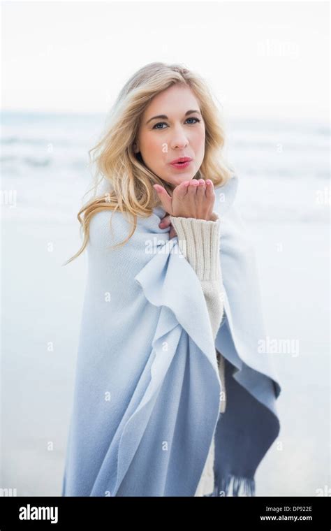 Beautiful Blonde Blowing Kiss Hi Res Stock Photography And Images Alamy