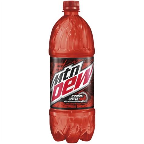 Mountain Dew Code Red Soda, 1 L - Ralphs