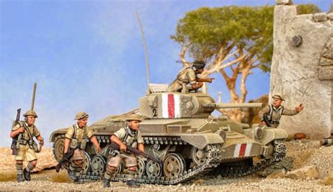 Just Add Water Perry Miniatures Desert Rats Diorama Collaboration With