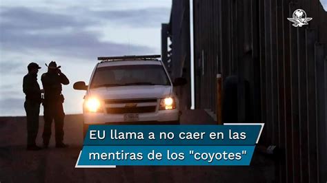 Dígale no al coyote la nueva campaña de Estados Unidos para frenar