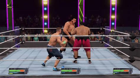 Wwe K John Cena Vs Yokozuna Vs Andre The Giant Extreme Rules Youtube