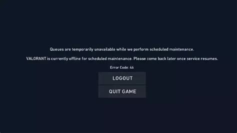 Qu Est Ce Que Le Code D Erreur Val 46 Dans Valorant Et Comment Le