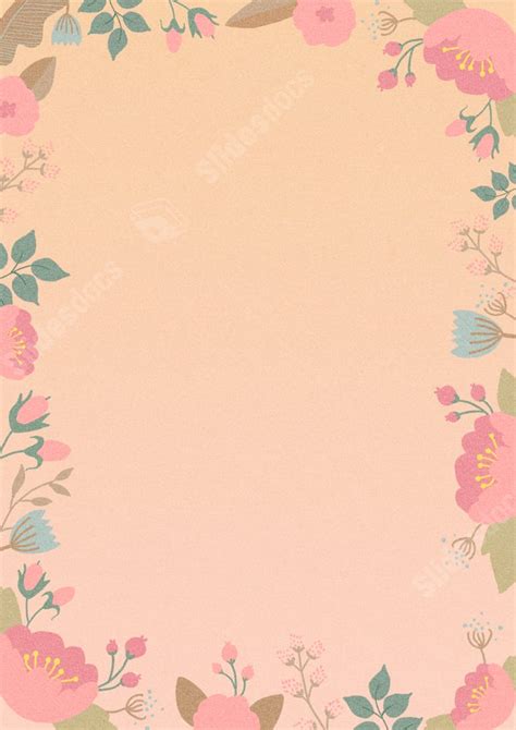 Plantilla de Fondo Flor Con Tonos Degradados De Rosa de Borde de Página