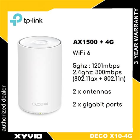 Tp Link Deco X G Ax Whole Home Mesh Wi Fi System Modem Router