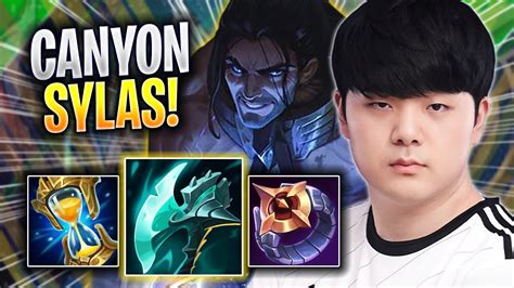 CANYON IS SO CRAZY WITH SYLAS DK Canyon Plays Sylas JUNGLE Vs