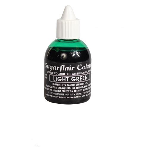 Sugarflair Light Green Airbrush Colours 60ml Edible Paints