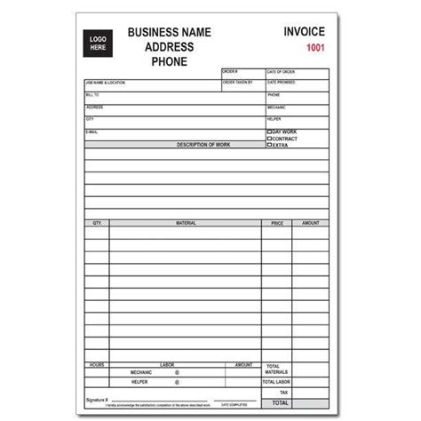 Appliance Maintenance Invoice Designsnprint