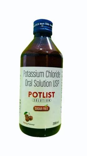 Liquid Potassium Chloride Bottle At Rs 70 Bottle In Sas Nagar ID