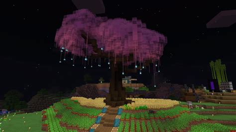 My Cherry Blossom Tree. Full credits to u/ thesinningama | Minecraft ...