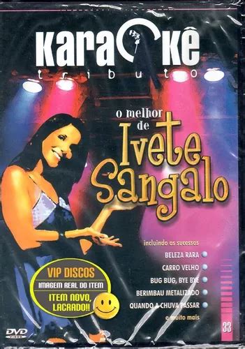 Dvd Ivete Sangalo Karaokê Novo Lacrado Raro Parcelamento sem juros