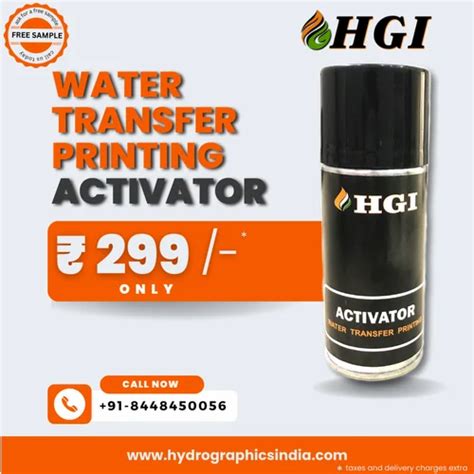 Water Transfer Printing Hydrographic Hydro Dip Film Activators Aerosol