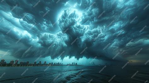 Premium Photo Severe Thunderstorm Warning For Damaging Winds Wallpaper