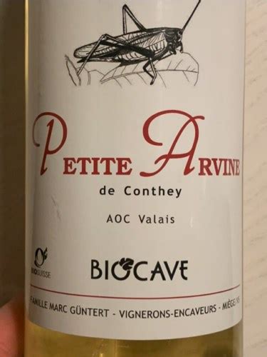 Biocave Petite Arvine De Conthey Vivino US