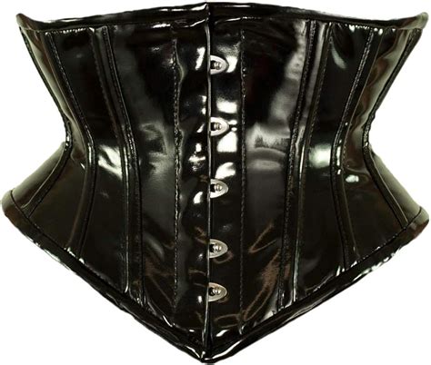 Orchard Corset Cs 201 Womens Pvc Underbust Original Steel Boned Waist Training Corset Amazon